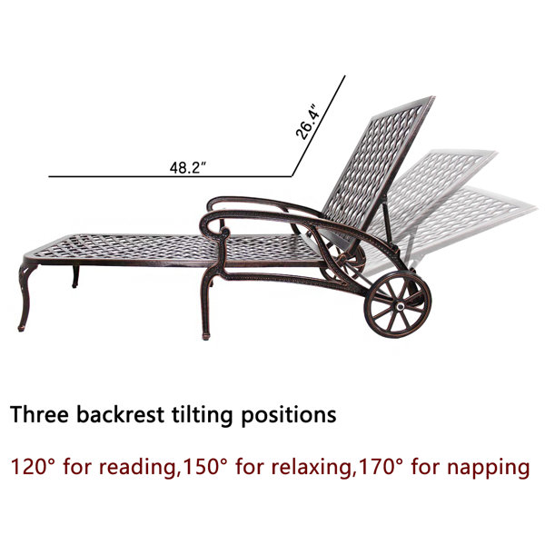 Canora Grey Nayanah 74.6'' Long Reclining Double Chaise with Side Table